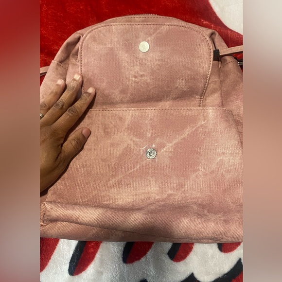 Pink Canvas Backpack - Picture 3 of 11